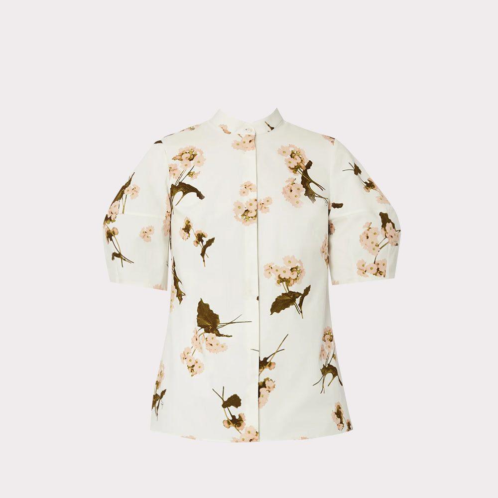 Elena Garden Short Sleeve Blouse