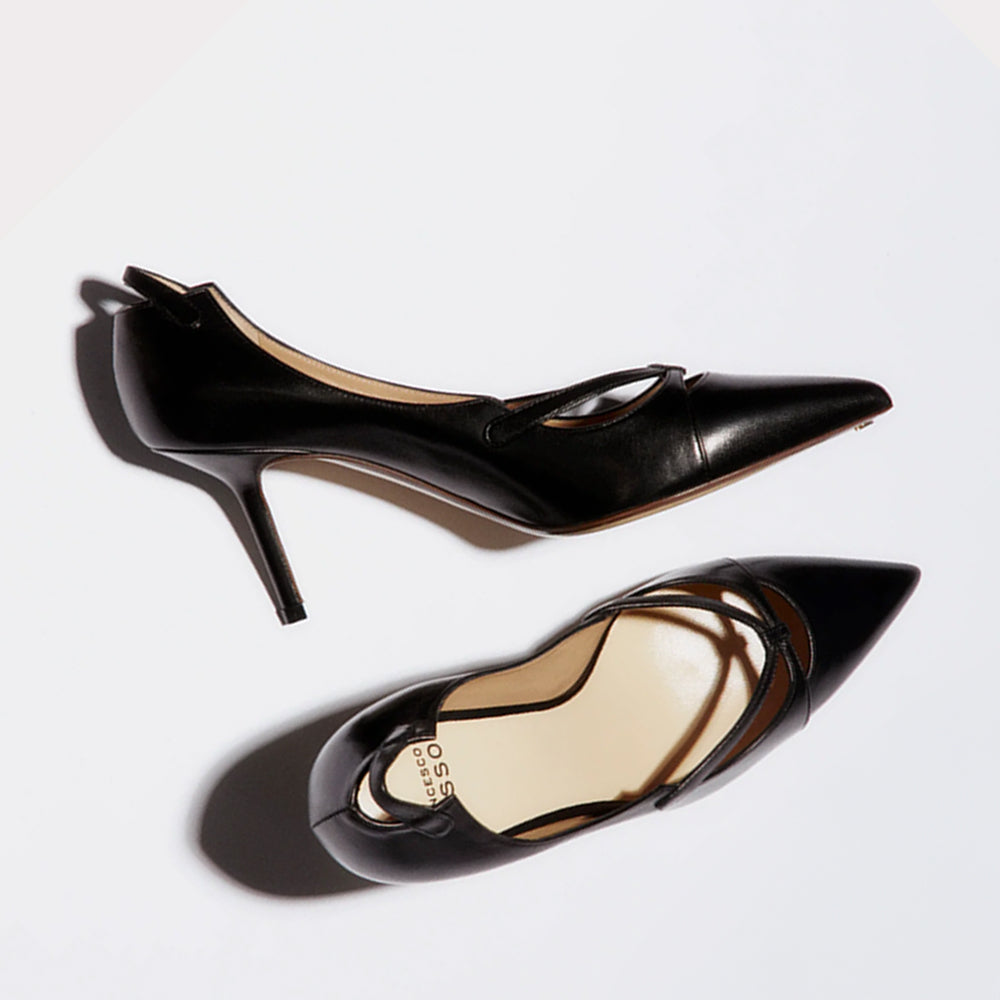 Cutout Nappa Pumps