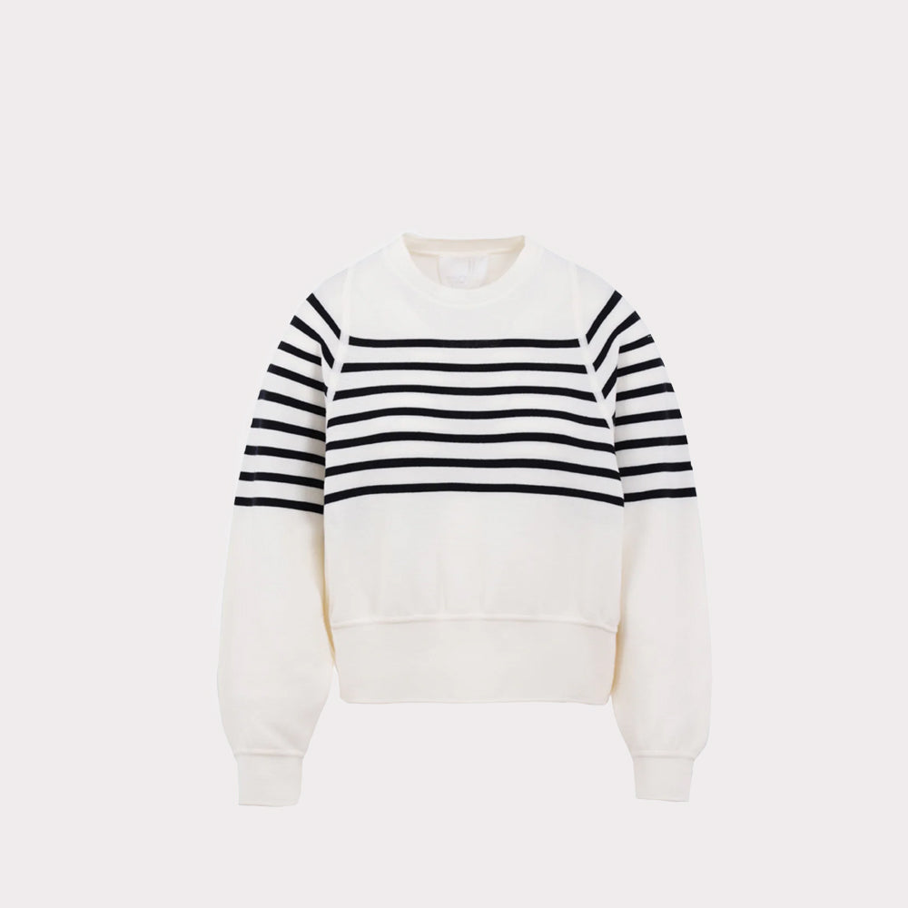 Striped Top With Wide Armholes