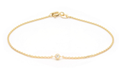 18ct Yellow Gold Bracelet With Diamond